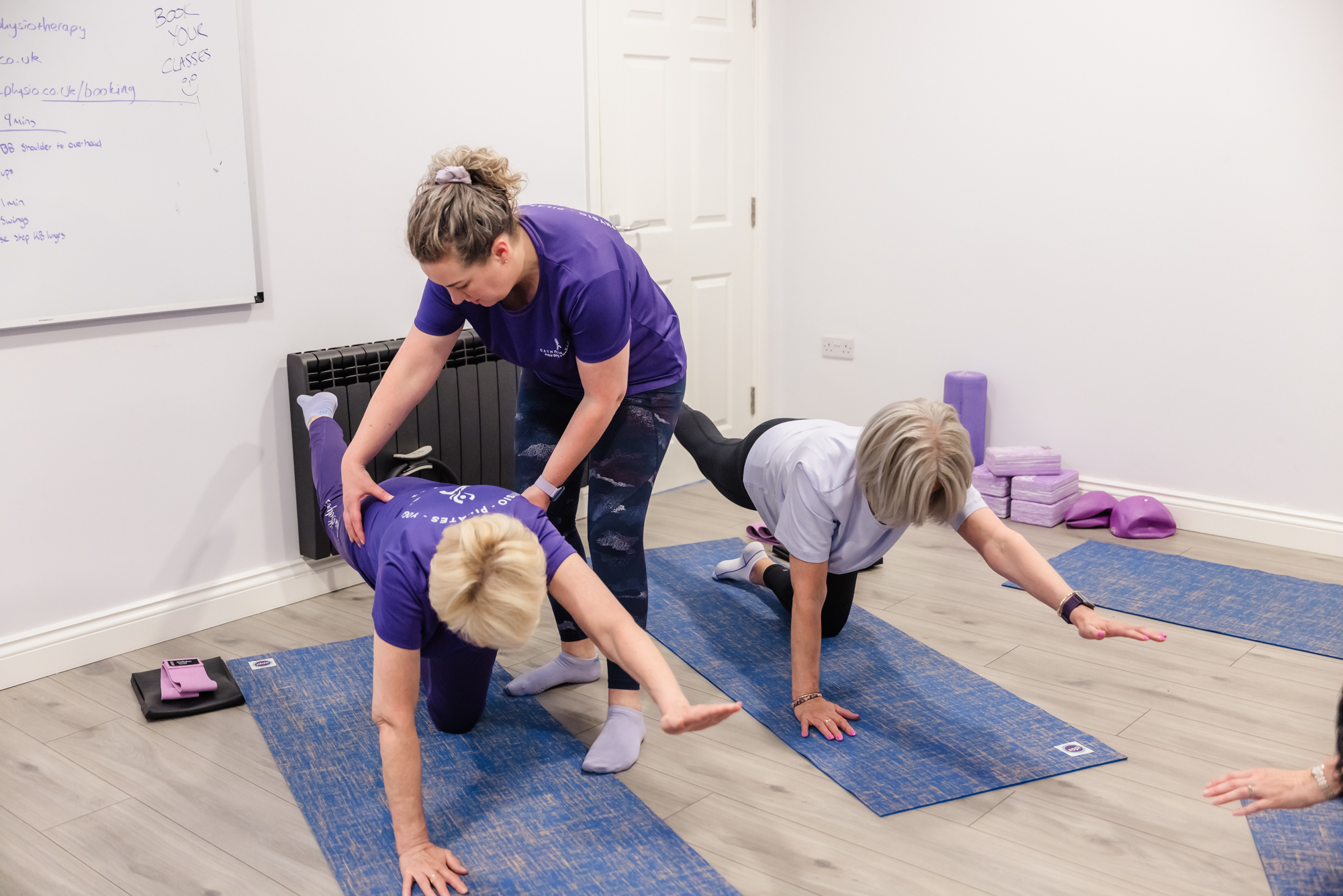 Physio-led Pilates class